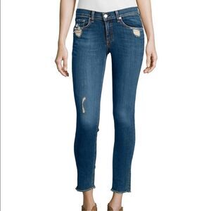 rag & bone Distressed Skinny Jeans in La Paz 30